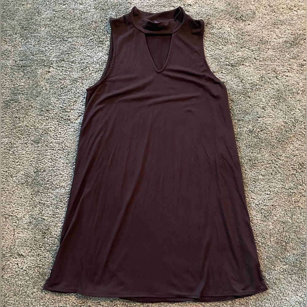 Aero M High Neck Cut Out Tank Dress